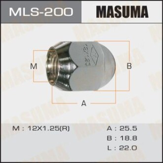 Гайка колеса (MLS-200) - (28171AJ000) MASUMA MLS200