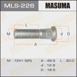 Шпилька колеса (MLS-226) - MASUMA MLS226