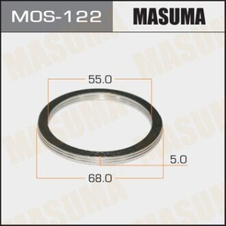 Кільце глушника графітове (MOS-122) - (9091706023, 97102031, 9091706049) MASUMA MOS122