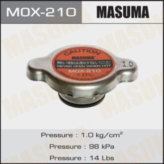 Крышка радиатора Toyota 1.0 bar (MOX-210) - MASUMA MOX210