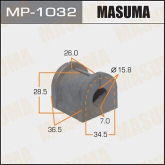 Втулка стабилизатора заднего (Кратно 2) Mitsubishi Outlander (03-09) (MP-1032) - (mr403775) MASUMA MP1032