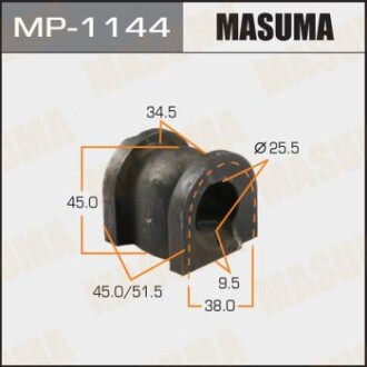 Втулка стабілізатора переднього (Кратно 2) Honda Accord (08-13) (MP-1144) - MASUMA MP1144