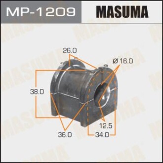 Втулка стабилизатора заднего (Кратно 2) Mitsubishi ASX (12-), Outlander (12-) (MP-1209) - (4156A085) MASUMA MP1209