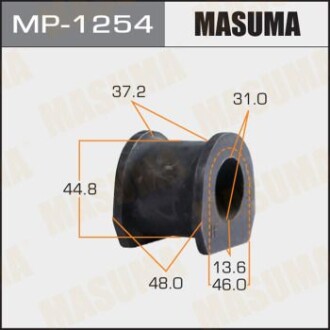 Втулка стабілізатора переднього (Кратно 2) Mitsubishi L200, Pajero Sport (14-) (MP-1254) - MASUMA MP1254