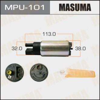 Бензонасос электрический (+сеточка) Toyota (MPU-101) - (2322128280, 232170D070, 2322O74O21) MASUMA MPU101