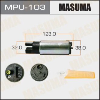 Бензонасос электрический (+сеточка) Lexus (MPU-103) - (2322128280, 232170D070) MASUMA MPU103