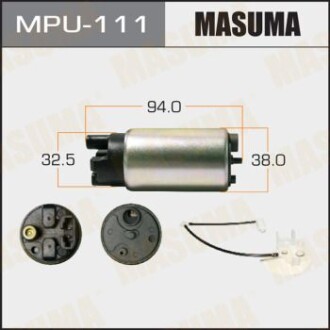 Бензонасос электрический (+сеточка) Toyota (MPU-111) - (2322037050, 2322021131, 2322037170) MASUMA MPU111