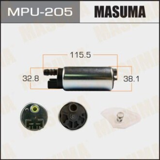 Бензонасос электрический (+сеточка) Nissan (MPU-205) - MASUMA MPU205