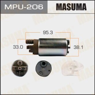 Бензонасос электрический (+сеточка) Nissan (MPU-206) - MASUMA MPU206