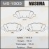 Колодки тормозные задн Toyota Venza (09-16) (MS-1903) - (044660T010) MASUMA MS1903 (фото 1)