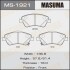 Колодки тормозные передн Toyota Auris (08-11), Corolla (08-10) (MS-1921) - (0446542180, 0446502370, 0446502210) MASUMA MS1921 (фото 1)