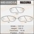 Колодки тормозные передн Nissan Juke (10-), Primera (01-05), Teana (03-14), Tida (07-)/ Suzuki SX 4 (06-14) (MS-2201) - (d10601KA1A, 410600V090, 410602Y090) MASUMA MS2201 (фото 1)