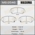 Колодки гальмівні передн Nissan Qashqai (06-13), X-Trail (07-14)/ Suzuki Kizashi (09-15) (MS-2546) - (ay040ns132, d1060jd00a, d1060jd00j) MASUMA MS2546 (фото 1)