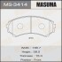 Колодки гальмівні передн Mitsubishi Pajero (00-) (MS-3414) - (mz690557, 4605a471, s4yr3328z) MASUMA MS3414 (фото 1)