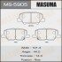 Колодки тормозные задн Mazda 6 (12-16)/ Mitsubishi ASX (12-14), Outlander (12-) (MS-5905) - (ghy92648zc, ghy92648zd, 4605b806) MASUMA MS5905 (фото 1)