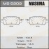 Колодки тормозные задн Mazda CX-5 (11-) (MS-5909) - (k0Y12648ZC, K0Y12648ZD, K0Y12648Z) MASUMA MS5909 (фото 1)