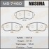 Колодки тормозные передн Subaru Forester (01-14), Impreza (00-14), Legacy (02-14), XV (12-17) (MS-7460) - (ay040fj009, 26296ae160, 26296fe000) MASUMA MS7460 (фото 1)