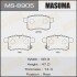 Колодки тормозные задн Honda Accord (08-12) (MS-8905) - (43022TA0A81, 43022TA0A00, 43022TA0A51) MASUMA MS8905 (фото 1)