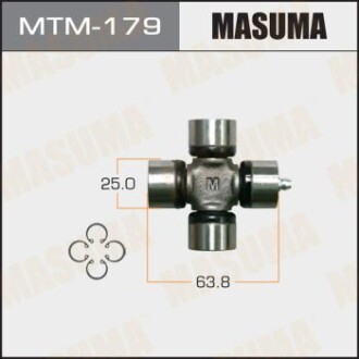 Крестовина карданного вала (25x63.8) Mitsubishi (MTM-179) - MASUMA MTM179