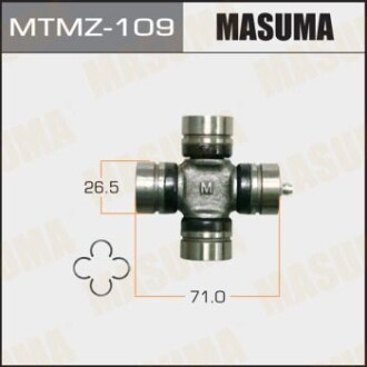 Хрестовина карданного валу (26.5x50.4) Mazda (MTMZ-109) - (n01025060A, 0N01025060A, 1422934) MASUMA MTMZ109