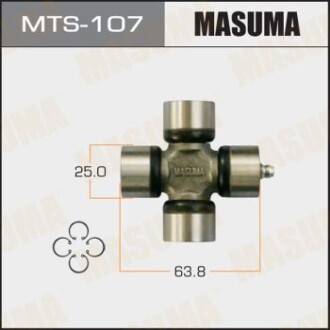 Хрестовина карданного валу (25x63.8) Suzuki Jimny (00-) (MTS-107) - MASUMA MTS107