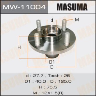 Ступица колеса (MW-11004) - (4350202021, 4350202060) MASUMA MW11004