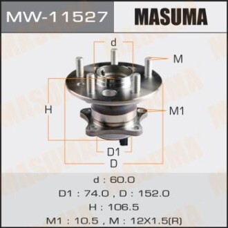 Маточина колеса (MW-11527) - MASUMA MW11527