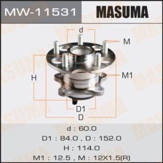 Маточина колеса (MW-11531) - MASUMA MW11531