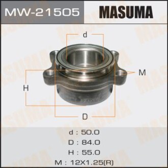 Ступица колеса заднего в сборе с подшипником Infinity FX 35 (02-08) (MW-21505) - (43210WL000) MASUMA MW21505