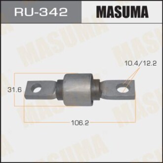 Сайлентблок заднего верхнего поперечного рычага Honda Civic, CR-V (-02) (RU-342) - (52393SJ4000, 52393SK7000, 52393SK7004) MASUMA RU342