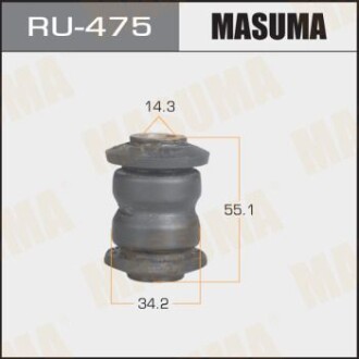 Сайлентблок переднього нижнього важеля Nissan Almera Classic (06-12) (RU-475) - MASUMA RU475