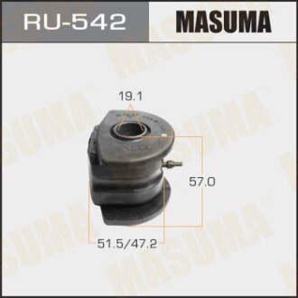 Сайлентблок переднего нижнего рычага задний Honda HR-V (02-06) (RU-542) - MASUMA RU542