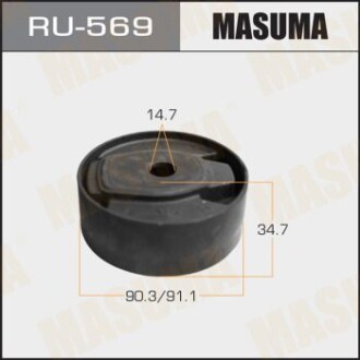 Сайлентблок заднього редуктора Toyota RAV 4 (05-) (RU-569) - MASUMA RU569