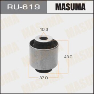 Сайлентблок HR-V, LIFE / GH4, JB6 задн (RU-619) - (52622SH3010, 52622SR0004) MASUMA RU619