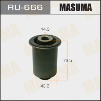 Сайлентблок переднього нижнього важеля Nissan Navara, Pathfinder (05-) (RU-666) - MASUMA RU666