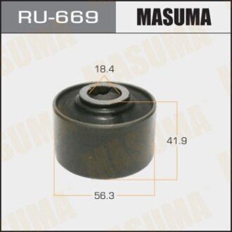 Сайлентблок MURANO/ Z51 задній (RU-669) - (55110JN00A, 551103JA0A, 55110JP00A) MASUMA RU669