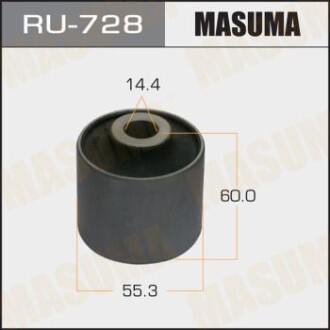 Сайлентблок LAND CRUISER, LX470 / UZJ100L, UZJ100W задн нижн (RU-728) - MASUMA RU728