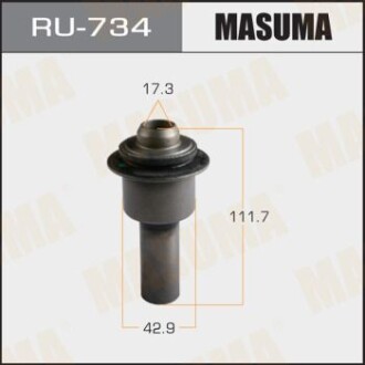 Сайлентблок переднего подрамника задний Nissan Qashqai (06-13,15-), X-Trail (07-) (RU-734) - MASUMA RU734