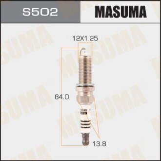 Свеча зажигания IRIDIUM+PLATINUM (SC20HR11) (ILKAR7B11) - (22401CK81B, 9091901253, 9091901275) MASUMA S502IP (фото 1)