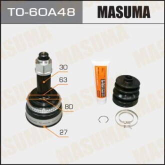 ШРУС наружный Toyota Camry (11-17) (нар:30/вн:27) (TO-60A48) - MASUMA TO60A48