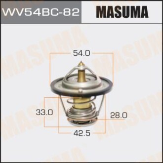 Термостат WV54BC-82 HYUNDAI SANTA FE III (WV54BC-82) - MASUMA WV54BC82