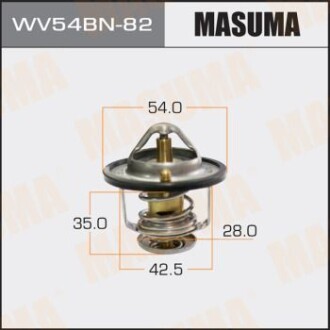 Термостат WV54BN-82 NISSAN X-TRAIL (WV54BN-82) - (212006N210, 21200EA000) MASUMA WV54BN82