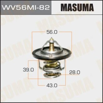 Термостат (WV56MI-82) - (1305A802, 9091603120, 11537791072) MASUMA WV56MI82