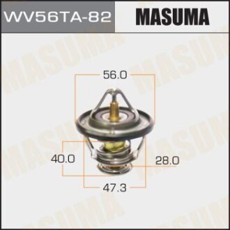 Термостат WV56TA-82 SUBARU OUTBACK (WV56TA-82) - MASUMA WV56TA82