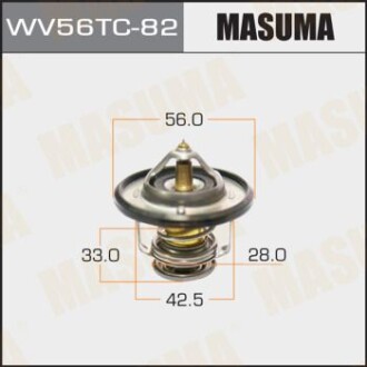 Термостат WV56TC-82 SUBARU OUTBACK (WV56TC-82) - MASUMA WV56TC82