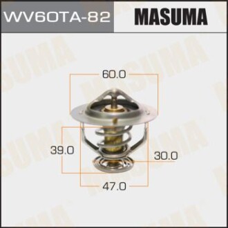 Термостат WV60TA-82 TOYOTA HILUX IV (WV60TA-82) - (9091603118) MASUMA WV60TA82