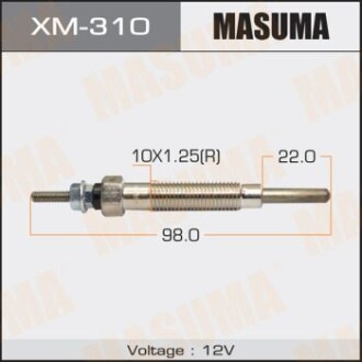 Свічка розжарення (XM-310) - (1106543G01, 1106563G00, MD070194) MASUMA XM310