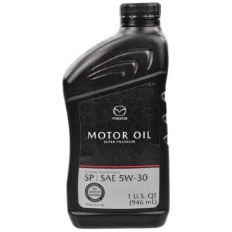 Моторна олива Super Premium 5W-30, 0,946 л - MAZDA 0000775w30qt