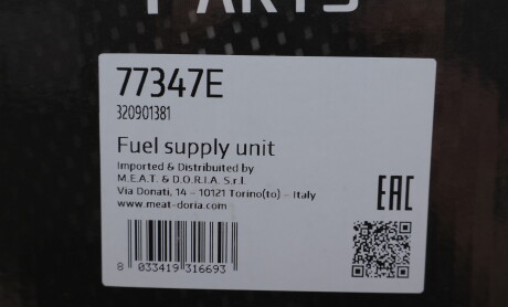 Фото 2 - Паливний насос MEAT&DORIA 77347E