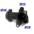 MEATDORIA VW фланець охолоджуючої рідини Audi A4/A6 95- - (058121132C, 058121132A) MEAT&DORIA 93166 (фото 1)
